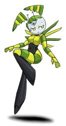 breasts corruption floating jenny_wakeman large_breasts my_life_as_a_teenage_robot nickelodeon robot robot_girl thighs velenor wings yellow_eyes