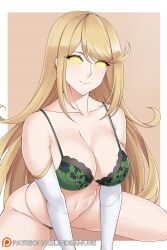 aslindsamure blonde_hair bra breasts cleavage female_only femsub gloves happy_trance icontrol_(manipper) large_breasts lingerie long_hair looking_at_viewer manip mythra_(xenoblade) navel nintendo opera_gloves smile solo spiral_eyes symbol_in_eyes underwear xenoblade_chronicles xenoblade_chronicles_2