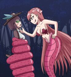 female_only femdom femsub hazle_chantry_(swankypajamas) heart_eyes kaa_eyes mythkaz naga_girl original snake_girl stella_tressler_(swankypajamas) tagme yuri