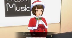 3d christmas custom_maid_3d_2 empty_eyes santa_costume screenshot tagme text translated xenon3131_mc