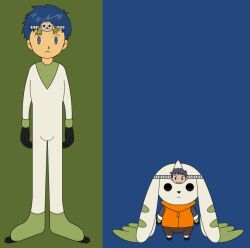 alternate_costume costume digimon digimon_tamers empty_eyes henry_wong liquidphazon looking_at_viewer male_only malesub standing standing_at_attention tech_control terriermon