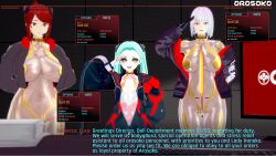 3d breasts cyberpunk_(series) cyberpunk_edgerunners english_text femsub gloria_martinez lucy_(cyberpunk) pengi13 rebecca_(cyberpunk) tagme tech_control text