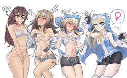 before_and_after blonde_hair blue_eyes blush bra breast_reduction bridget_(guilty_gear) brown_eyes brown_hair bulge comic cum dressing erasethismail erection fingerless_gloves guilty_gear happy_trance hoodie nun penis sequence shorts shrinking simple_background transfem transformation underwear white_background