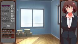 altered_common_sense animated bad_thumbnail bikini brown_hair camera cleavage demon_boy empty_eyes femsub hypnosis_academy:_the_hypnosis_trap_and_the_married_teacher jacket maledom micro_bikini posed posing short_hair skirt sound swimsuit teacher video video_game yellow_eyes