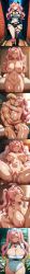  ai_art empty_eyes expressionless fellatio french_kiss huge_breasts kissing long_hair maid manip nicole_demara nude penis pink_hair sex standing_at_attention zenless_zone_zero 