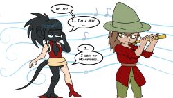  blindingradiantvoi female_only femdom femsub momo_yaoyorozu mouse_girl music my_hero_academia original transformation yuri 