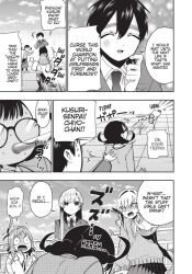 accidental_hypnosis chiyo_iin comic dialogue drugs female_only glasses greyscale karane_inda kusuri_yakuzen monochrome nano_eiai rentarou_aijou text the_100_girlfriends_who_really,_really,_really,_really,_really_love_you