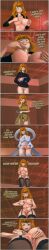 3d alternate_costume artist_request black_clover body_swap femsub happy_trance large_breasts long_hair masturbation mimosa_vermillion orange_hair possession text wedding_dress