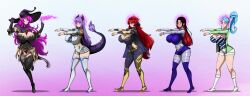 blackfire blue_hair camilla_(fire_emblem_fates) dazzler_(spiralgreeting) dc_comics ereme_(bobbette) female_only femdom femsub fire_emblem fire_emblem_fates glowing_eyes large_breasts magic mitsuko_(goddessmitsuko) multicolored_hair multiple_girls multiple_subs nefertari_vivi one_piece original pink_hair purple_hair red_hair sabrina_(therandomguy) satsuki_kiryuuin shinzu teen_titans vala_(anno) witch_hat yunaka_(fire_emblem) zombie_walk