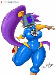 ai_art bucket_helmet shantae shantae_(series) spongebob_squarepants_(series) tech_control