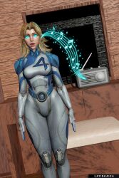 3d blonde_hair empty_eyes fantastic_four femsub hypnotic_music large_breasts latinkaixa marvel_comics marvel_rivals milf susan_storm 