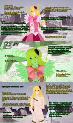  3d absurdres blonde_hair dialogue don_quixote_(limbus_company) drool empty_eyes english_text female_only femdom femsub happy_trance hypnotic_light koikatsu! limbus_company liz_b magical_girl masturbation memory_alteration nail_polish nude smile text 