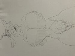  abs animal_ears back_at_the_barnyard bad_thumbnail bessy_the_cow_(barnyard) cleavage cow_girl dalty erect_nipples eyelashes furry greyscale holding_breasts huge_breasts large_breasts looking_at_viewer muscle_girl navel nickelodeon nipples nude open_mouth pussy sketch solo spiral_eyes symbol_in_eyes thick_thighs traditional udders 