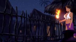 animated anklet bare_legs barefoot black_hair breasts brown_eyes cleavage coils curvy disney earrings eyelashes femsub happy_trance heart jewelry jungle kaa kaa_eyes kvfx long_hair maledom memory_lapse messy_hair nude open_mouth ping ponytail pussy shanti smile snake snake_boy sound sparkle spread_legs text the_jungle_book undressing video