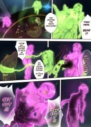  absurdres alternate_hairstyle aura black_panther blonde_hair bondage chains cloverdraw04 comic dialogue doctor_strange emma_frost english_text eye_color_change femsub floating heterochromia hypnotized_assistant hypnotized_dom levitation maledom malesub marvel_comics marvel_rivals ponytail possession possessionhub psylocke purple_hair resisting restrained smile soul_removal speech_bubble standing super_hero tagme text very_long_hair x-men 