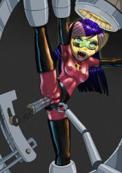 anal bondage breasts clothed_sex dildo disney drool empty_eyes erect_nipples eye_roll female_only femsub happy_trance hypnotic_screen kandlin long_hair purple_hair pussy pussy_juice sex sex_machine sex_toy spiral standing_split super_hero tech_control text the_incredibles violet_parr visor western yoga