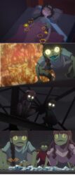  digimon digimon_ghost_game femsub lizard_girl ruli_tsukiyono screenshot transformation 