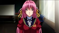  altered_common_sense animated empty_eyes expressionless fellatio femsub gakuen_saimin_reido glowing_eyes hypnotic_app maledom pink_hair red_eyes sound tagme tech_control video yuna_sakurasawa 