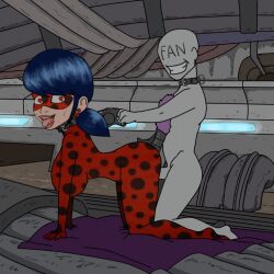  ahegao animated animated_gif anonymous_(character) artist_request ass breasts collar femsub happy_trance heart heart_eyes large_breasts leash long_hair marinette_dupain-cheng mask miraculous_ladybug open_mouth sex super_hero sweat symbol_in_eyes text tongue tongue_out twintails 