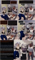  3d alien baxie_(thalarynth) betrayal bottomless caption comic complex_background couch del_(thalarynth) femsub furry hypnotized_dom ian_(thalarynth) maledom multiple_doms original phone possession pov pov_dom scalie snake_boy snake_girl speech_bubble tank_top text texting thalarynth_(manipper) vivian_(thalarynth) 
