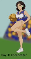 bottomless cheerleader cum_on_body empty_eyes hypnovember malaur tech_control