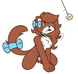  bow brown_hair cat_ears cat_girl cat_tail chastity coin collar drool female_only femsub furry goopkitty happy_trance high_heels open_mouth original pendulum ribbon simple_background smile spiral_eyes tail transgender transgender_identity transparent_background 