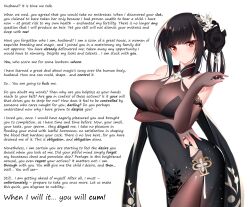  alternate_costume arched_back azur_lane bangs bare_shoulders black_hair blush body_control breasts caption caption_only catnnn chen_hai_(azur_lane) china_dress cleavage dialogue dress english_text eyebrows_visible_through_hair femdom gloves hair_ornament jaaysiin_(manipper) large_breasts looking_at_viewer magic male_pov manip orange_eyes orgasm_command pov pov_sub text turning_the_tables undressing_command verbal_abuse 