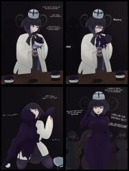  absurdres asphyxiation bimbofication brain_drain breast_expansion breasts canari_(pokemon) comic dialogue drone dronification female_only femsub gwynn_(pokemon) jacinthe_(pokemon) latex mind_break nemona_(pokemon) nintendo perrin_(pokemon) pokeball pokemon purple_eyes purple_hair sequence slime tagme thesalazar transformation 
