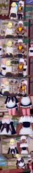  3d abs absurdres amber_(liz_b) apron blonde_hair dark_skin dialogue drool empty_eyes english_text exposed_chest expressionless eye_roll femsub finger_snap forced_employee gloves groping happy_trance heavy_eyelids koikatsu! latina limp liz_(liz_b) liz_b maid maid_headdress midriff mole multiple_girls multiple_subs nail_polish open_mouth original panties pants pantyhose ribbon sequence short_hair shorts signature skirt sleep_command sleeping socks text tomboy trigger watermark white_hair 