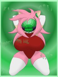  amy_rose bimbofication brain_drain femsub huge_breasts hypnotic_accessory kissing lip_expansion lipstick mind_break sonic_the_hedgehog_(series) tagme tech_control text thesalazar 