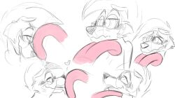 drool furry happy_trance hornyverdan kaa_eyes licking long_tongue nintendo pokemon tongue