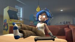 blue_hair empty_eyes hypnotic-ink pocket_watch purple_eyes source_filmmaker tari_(smg4)