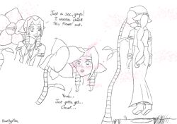 aerith_gainsborough final_fantasy final_fantasy_vii hypnotic_plant plant rosera sketch square_enix