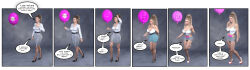 3d abimboleb ass_expansion balloon before_and_after bimbofication blonde_hair brain_drain breast_expansion lip_expansion office_lady original sequence transformation