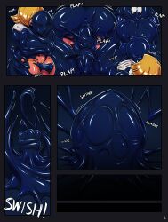 alex anus ass blonde_hair clover femsub multiple_girls multiple_subs short_hair spacen&#039;cake symbiote text totally_spies