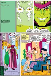  black_hair brown_hair comic femsub green_skin harem jean_grey marvel_comics mesmero multiple_girls multiple_subs red_hair text x-men 