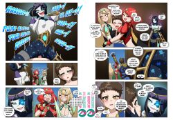  4headboiii absurdres angry azami_(xenoblade) before_and_after blonde_hair blue_eyes blush breasts brown_hair cleavage closed_eyes clothed comic dialogue english_text expressionless eye_color_change femdom glowing_eyes hand_on_head heavy_eyelids heterosexual hug hypnotic_eyes hypnotized_dom long_hair malesub multiple_girls mythra_(xenoblade) netorare nintendo open_mouth penis pussy pyra_(xenoblade) red_hair rex_(xenoblade) sex short_hair speech_bubble surprised sword tagme text thought_bubble vaginal weapon xenoblade_chronicles xenoblade_chronicles_2 yandere 