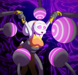 bex bunny_girl dr._chaos femsub furry hypnotic_eyes hypnotic_tentacle open_mouth restrained ring_eyes super_duper_bunny_league