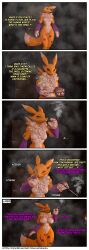 ass_expansion bimbofication breast_expansion breasts cigarette femsub furry huge_ass huge_breasts huge_hips hypnotic_smoke large_ass large_breasts large_hips pink_eyes renamon tagme text