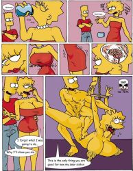 bart_simpson bimbofication brain_drain breast_expansion breasts brother_and_sister erect_nipples huge_breasts huge_nipples hypnotic_drink hypnotic_drug incest lisa_simpson nipples sex text the_fear the_simpsons western yellow_skin