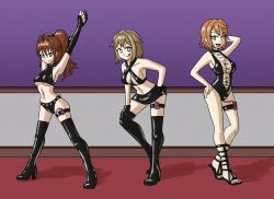  chloe_(unicorn_overlord) corruption female_only femsub fran_(unicorn_overlord) happy_trance heart_eyes mythkaz nina_(unicorn_overlord) tagme unicorn_overlord vibrator 