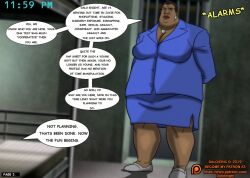  amanda_waller bbw chubby clothed dalo_knight dc_comics dialogue text 