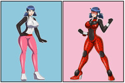 antenna dlobo777 empty_eyes femsub large_breasts marinette_dupain-cheng miraculous_ladybug tech_control visor