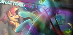advertisement choking furry glowing_eyes king_sombra lightning_dust my_little_pony pegasus shattered_will_(art_pack) sunset_shimmer testostepone unicorn unicorn_girl