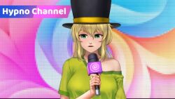breast_expansion changer_(character) chien_vietnam empty_eyes femsub humor milking spiral top_hat topless video virtual_youtuber voice_acted