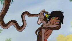  coils disney gooman2_(manipper) hypnotic_eyes jungle kaa kaa_eyes maledom malesub manip mowgli snake the_jungle_book 