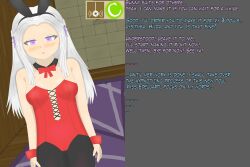 bunny_girl edelgard_von_hresvelg femsub fire_emblem fire_emblem_three_houses gameplay_mechanics magic nasicampur32 text white_hair