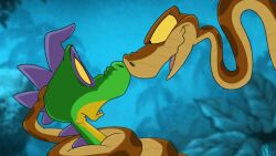  androgynous animated animated_eyes_only animated_gif disney furry hypnotic_eyes kaa kaa_eyes keona_tempt open_mouth snake the_jungle_book 
