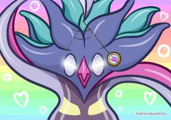  ambiguous_pov androgynous_dom glowing_eyes heart looking_at_viewer malamar mega_malamar nintendo pendulum pokemon pokemon_(creature) pokemon_legends_z-a pokemon_x_and_y pov pov_sub snowiecomics symbol tentacles 