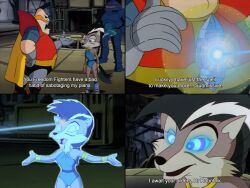 comic dialogue femsub furry glowing_eyes lupe_wolf maledom manip ring_eyes sonic_the_hedgehog_(series) tech_control theinvisiblebrad_(manipper) wolf_girl